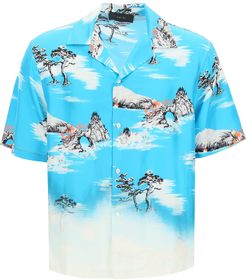 Aloha Shirt In Printed Silk