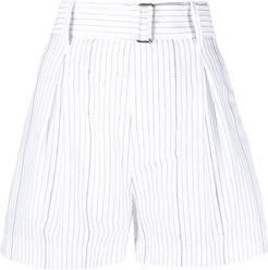 White/blue/grey Cotton Shorts