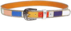 Multicolor Leather Belt
