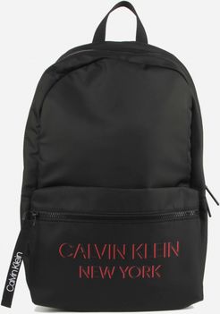 Backpack With Contrasting Print