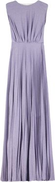 Lurex-knit Long Dress