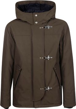 Three Toggle Lock Large Hood Jacket