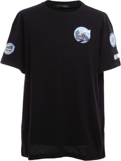 Oversized T-shirt With Embroidered Patches