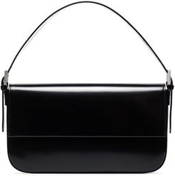 Manu Handbag In Black Glossy Leather