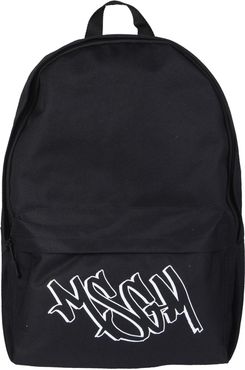 Backpack With Logo Print