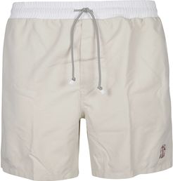 Logo Embroidered Shorts