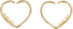 Heart Hoop Earrings