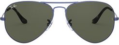 Ray-ban Rb3025 Sand Transparent Blue Sunglasses