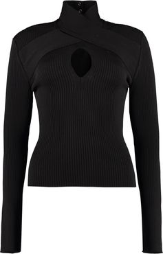 Knitted Viscosa-blend Top