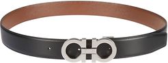 Double Logo Buckled Belt