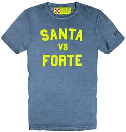 Santa Vs Forte Bluette Mans T-shirt