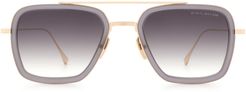 Dita 7806-h Grey Gold Sunglasses