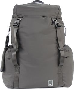 Grey Drawstring Backpack