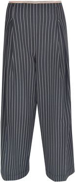Straight-leg Striped Trousers