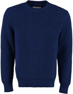 Ribbed Crew-neck Sweater
