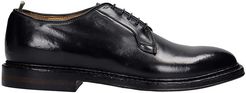 Hopkins Lace Up Shoes In Black Leather