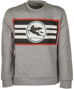 Sweatshirt With Printed Pegaso Logo