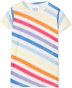 T-shirt With Color-block Design