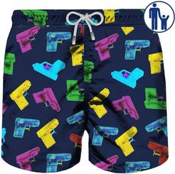 Water Gun Mid-length Swim Shorts