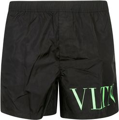 Logo Print Swim Shorts