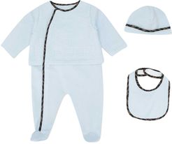 Three-piece Blue Baby Set