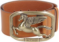 Calf Leather Belt With Buckle