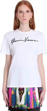 T-shirt In White Cotton