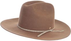 Western Crown Large Row Brim Nat Stone Detail