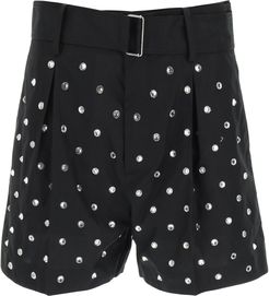 Jewel Shorts With Crystals