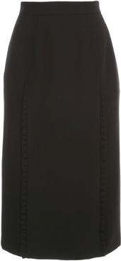 Pencil Skirt W/rouches