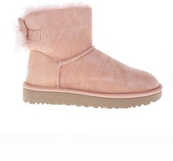 Fluff Pink Mini Boots