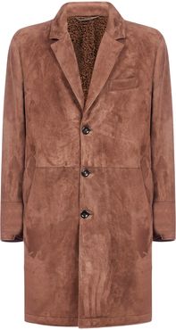 Suede And Shearling Coat