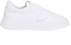 Sneakers Temple In White Leather