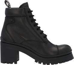 Military-style Ankle Boots