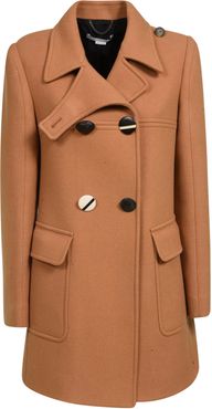 Double-Breasted Short Length Coat