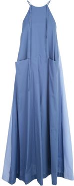 Mila Long Wide Sleeveless Dress