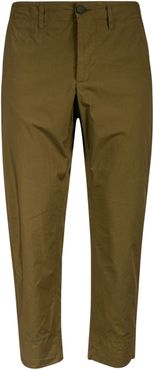 Elasticated Waist Buttoned Trousers