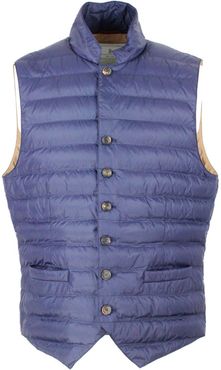 Lightweight Sleeveless Gilet In Nylon Padded With Real Goose Down