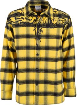 Psy Wings Check Flannel Shirt