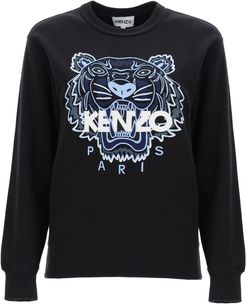 Sweatshirt With Tiger Embroidery