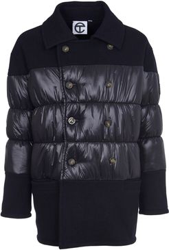 Puffy Jacket With Wool