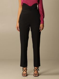 Pants Red Valentino Trousers With Curled Bow At The Waist