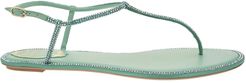 Green Flat Sandal Diana