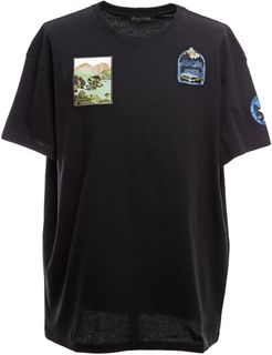 Oversized T-shirt With Embroidered Patches