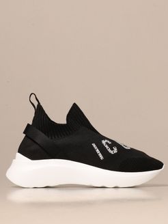 Sneakers Dsquared2 Sneakers In Technical Fabric With Rhinestone Icon Logo