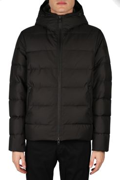 Down Jacket In Padded Technical Fabric
