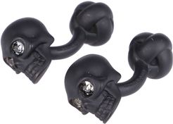 Black Brass 3d Skull Cufflinks