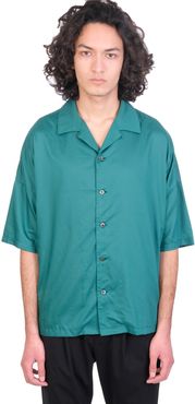 Shirt In Green Synthetic Fibers