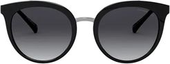 Emporio Armani Ea4145 Shiny Black Sunglasses