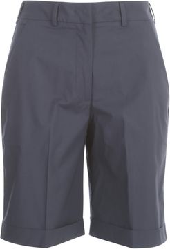 Elastic Shorts W/lapel